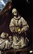St Francis and Brother Leo Meditating on Death GRECO, El